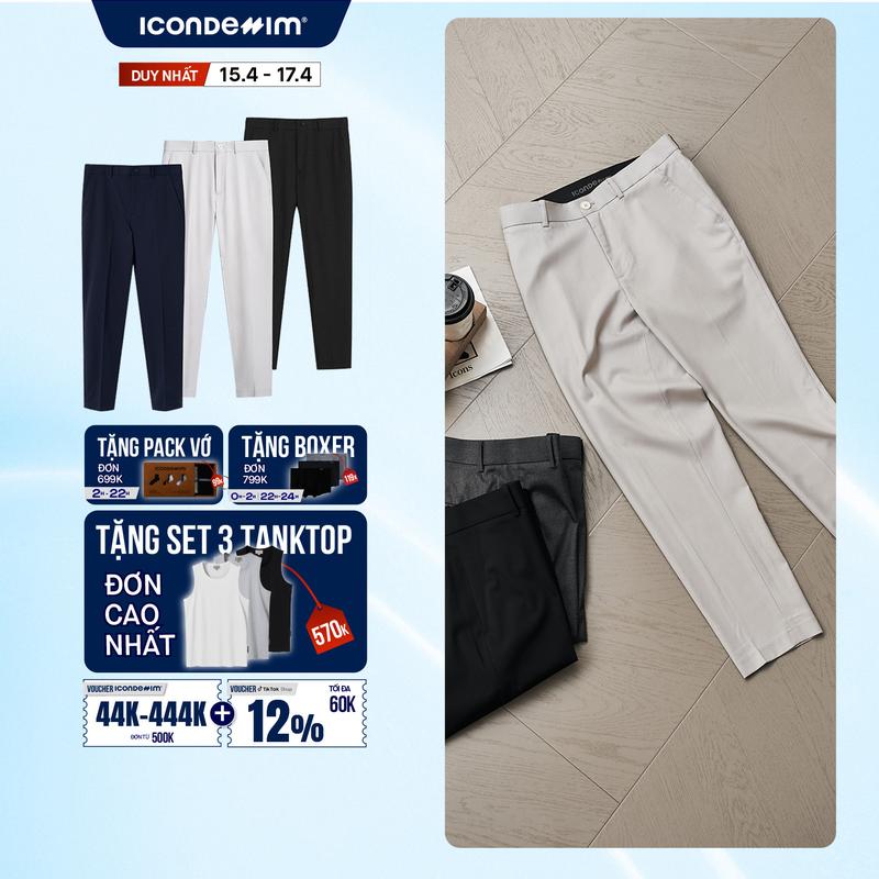 Quần Tây Nam Ống Ôm Basic Trousers Form Slim QTID0050