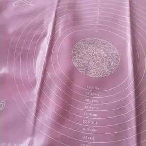 Alas Adonan Silikon Baking Mat Silicone Tatakan Adonan Kue Donat Pizza