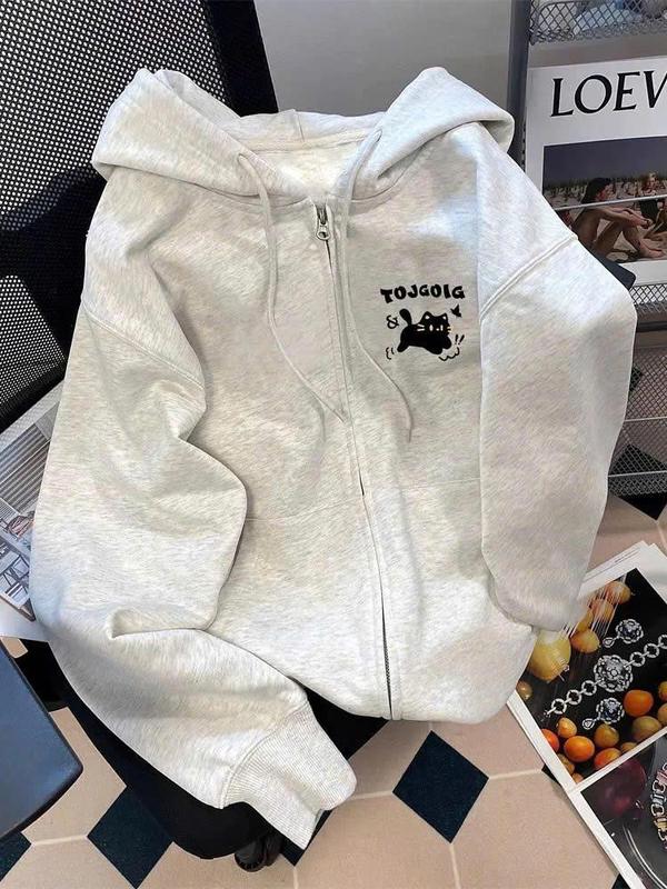 Áo Khoác Hoodie Zip Nỉ In MÈO TOJGOIG Mũ 2 Lớp Form Rộng Nam Nữ (CÓ TÚI TRONG)