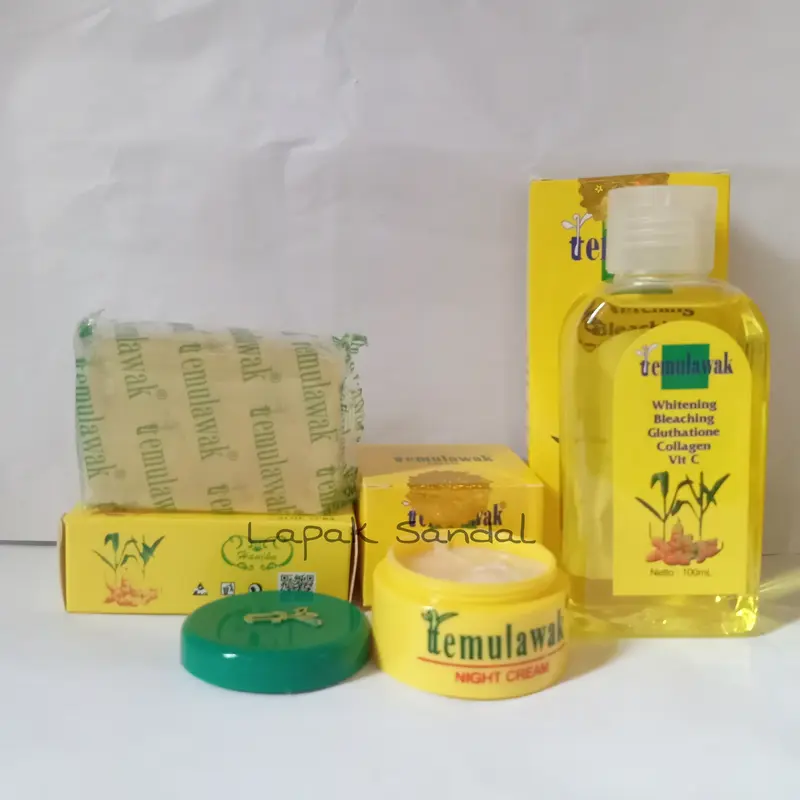 CREAM MALAM TEMULAWAK SABUN DAN TONER ORIGINAL 1