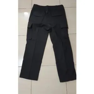 Celana PDL Hitam dan Coklat Tua Bahan Drill Panjang untuk Pria Formal