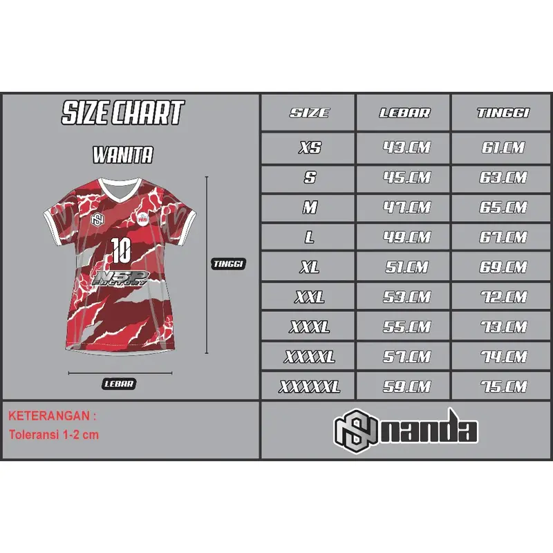 CUSTOOM JERSEY OLAHRAGA VOLI BOLA FUTSAL BASKET DLL | FREE DESAIN SUKA-SUKA | FULL PRINTING |  Sport Wanita Pria 3