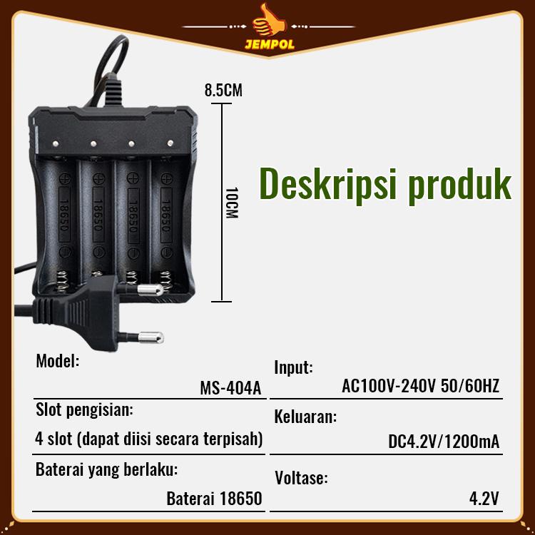 JEMPOL Pengisi Daya Baterai Litium Aman Dan Efisien, Pengisi Daya Otomatis Berhenti Saat Penuh Dilengkapi Dengan Colokan, Pengisi Daya Pengisian Cepat Baterai