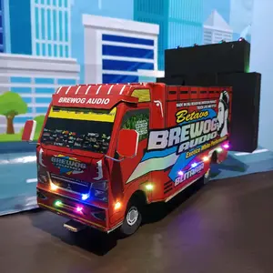 Miniatur truk sound horeg brewog audio mainan anak viral Toy