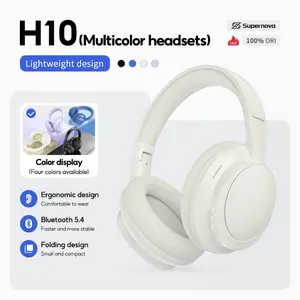 Supernova H10 Headphone Bluetooth Wireless Headset Earphone 5.1 microphone earphones headphones   /Noise Proof/  Bass Handsfree