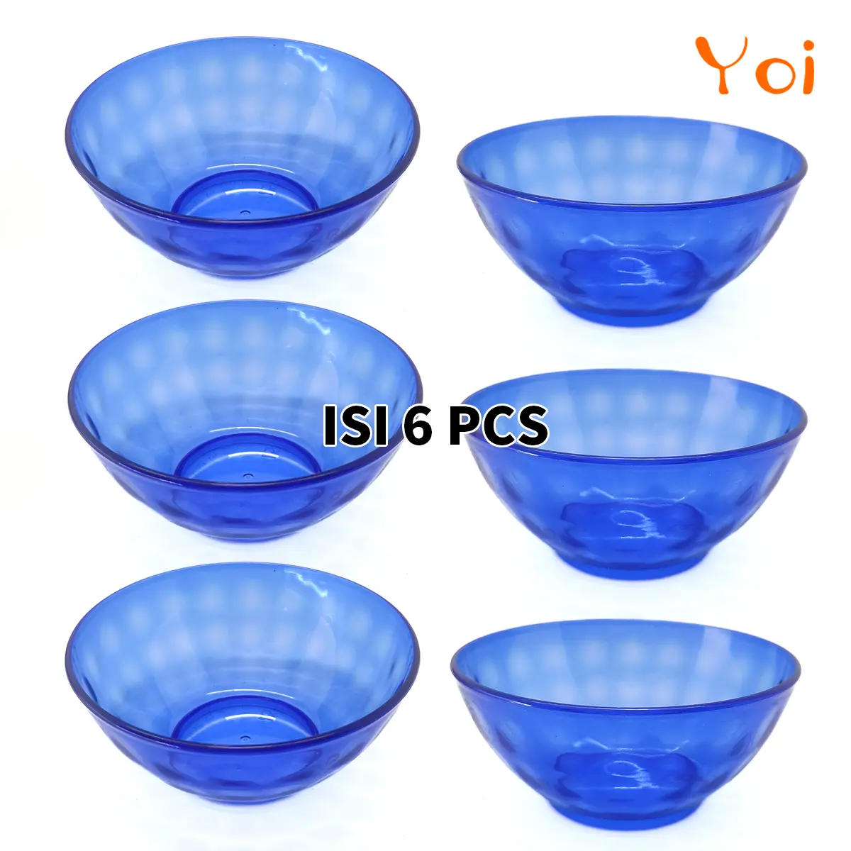 Biru Kristal 6PCS