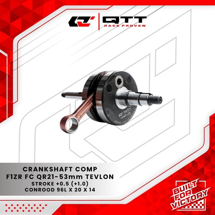 Gambar Crankshaft Kruk As QTT F1 F1ZR FIZ R Full Cluth + 0.5 MM ( Total 1.0 MM ) 53 MM Teflon Assy dari QTT RACING Kota Administrasi Jakarta Timur Tokopedia