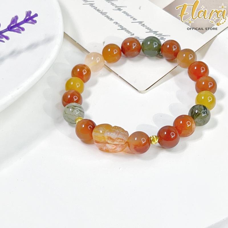 [PHÚC LỘC THỌ] Vòng tay Pha Lê Phúc Lộc Thọ đá tự nhiên toàn phần năng lượng YS4076 - Kèm hộp đựng cao cấp