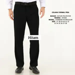 CELANA FORMAL REGULER TUWIST BAHAN HALUS LICIN