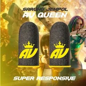 Sarung Jempol Gaming AV Queen Pro Anti Slip, Nyaman Dipakai, Bikin Aim Makin Akurat!