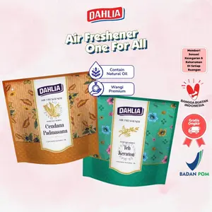DAHLIA Air Freshener All In One Teh Keraton Cendana Pengharum Ruangan 75gr Aroma Segar Kombinasi Teh Keraton dan Cendana Praktis Efektif