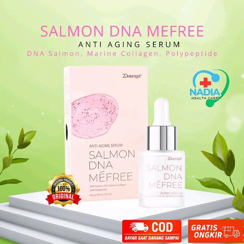 Salmon DNA Mefree - Anti Aging Serum For All Skin - Anti Penuaan, Perawatan Kerutan Wajah, Serum Anti Aging dan Mengencangkan Kulit Kering 0