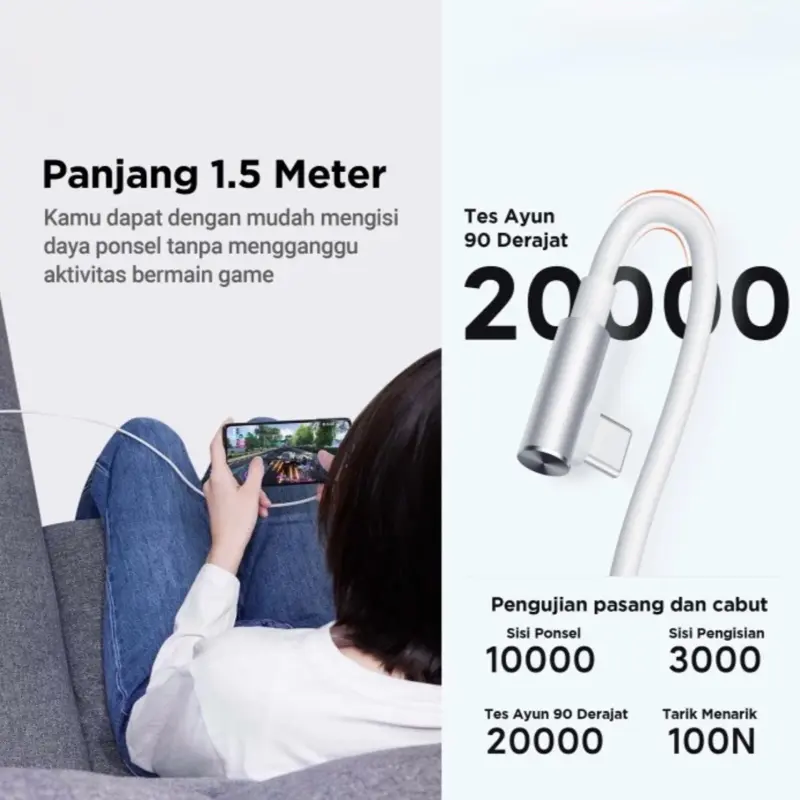 Kabel Xmi Elbow Original Asli 6A Super Turbo Charging Bergaransi 33W 67W 120W NOTE 9 10 10S 11 12 13 PRO/X3/X5/X6 PRO/F4/F5 ELBOW Gaming Charger Adaptor 2