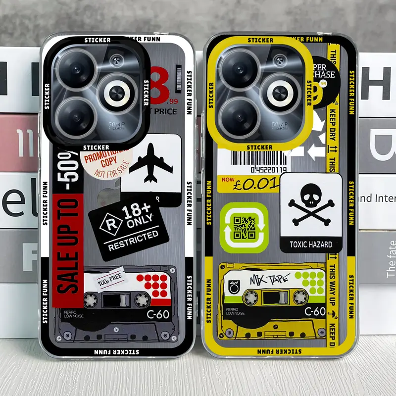 Case Infinix Smart 8 - Smart 8 Pro - Tecno Spack 20 - Spack 20c - Hot 40i Dan Itel P55 4G Casing Bening Transparan - Bisa Untuk Tipe Hp Lain JY-03 0
