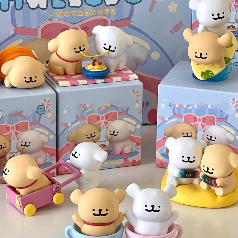 Maltese blind box happy snuggling blindbox maltese happy series blindbox ohsome x maltese figure ohsome blindbox ohsome surrounding cute doll doll desktop ornaments birthday gift 2