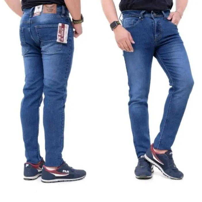 celana jeans pria pensil enak dipakai melar slim fit enak dipakai
