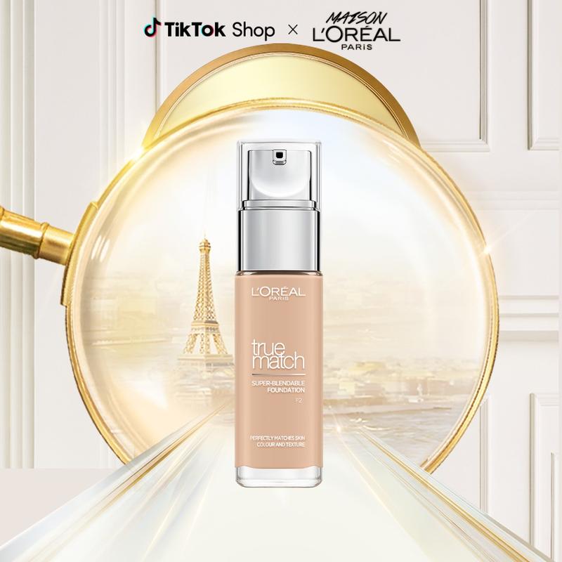 Kem nền mịn da dạng lỏng L'Oreal Paris True match Liquid Foundation 30ml màu N1