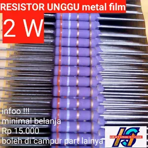 resistor unggu 2 Watt varian nilai @(10pcs)