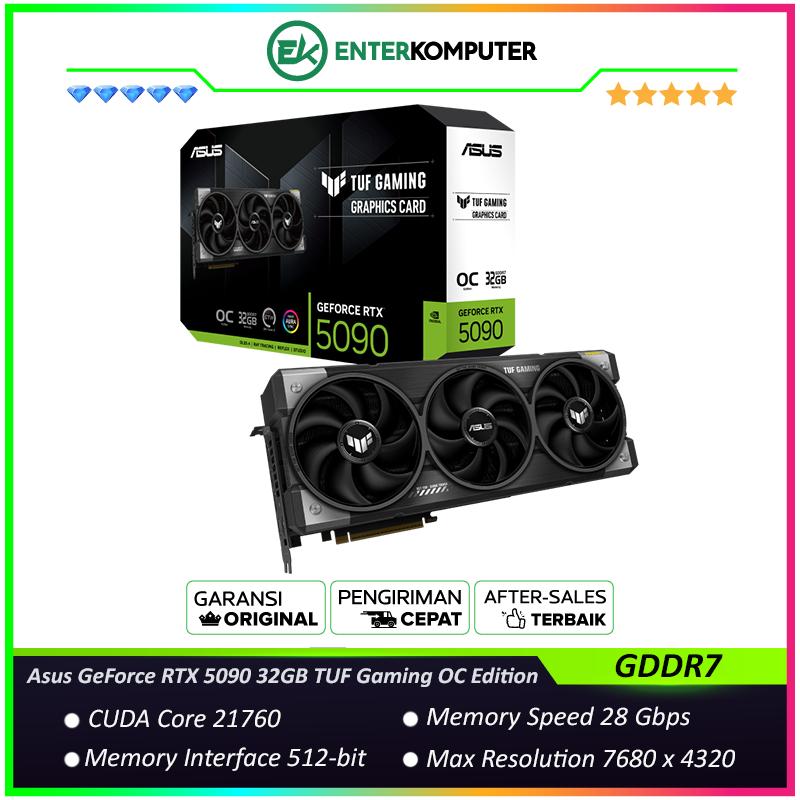 Asus GeForce RTX 5090 32GB GDDR7 TUF Gaming OC Edition