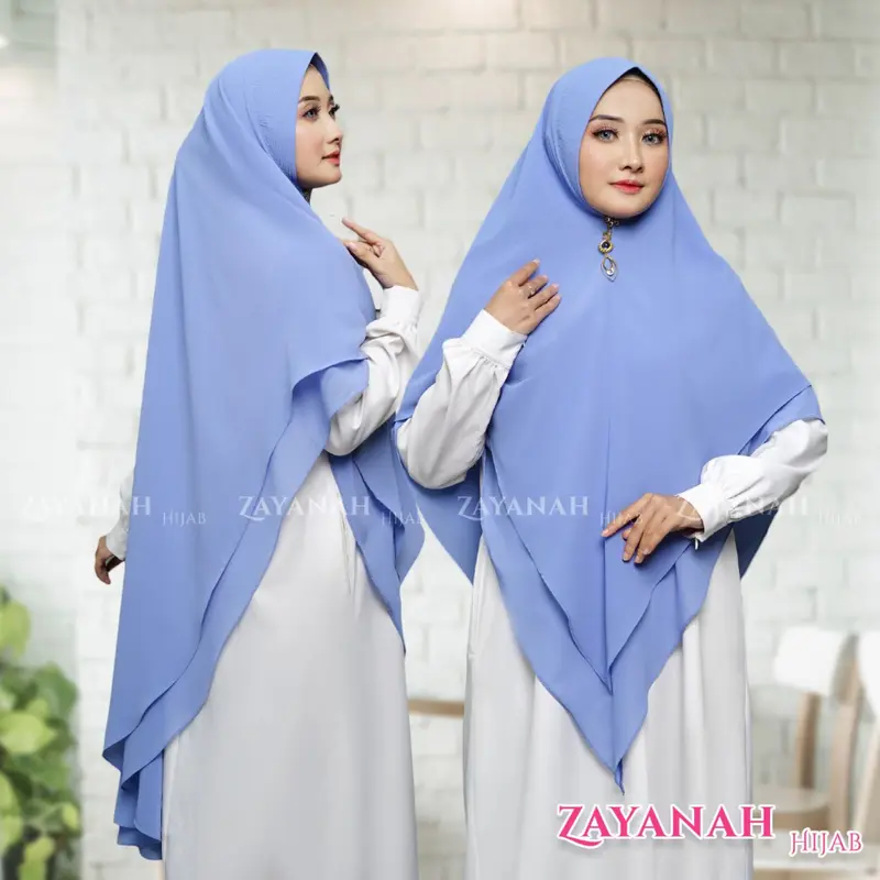 khimar jumbo premium amirah /khimar syari ceruty 2 layer trend 2023 !! 2