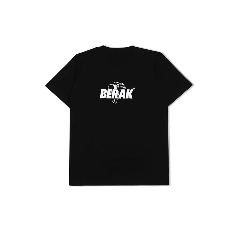 Berak 9420 Tshirt NUDIST BLACK Bahan Cotton Combed 24s Katun Lembut Kaos Nyaman Distro Pria Tebal Sablon 2