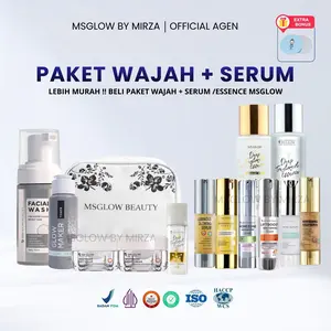 MSGLOW BEAUTY - PROMO BUNDLING PAKET WAJAH + SERUM BEBAS PILIH