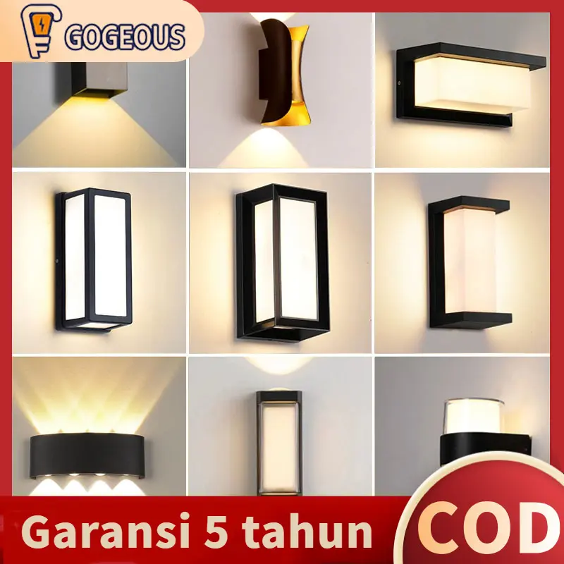 COD Lampu Dinding Outdoor Minimalis Lampu Pilar - Lampu hias lampu teras