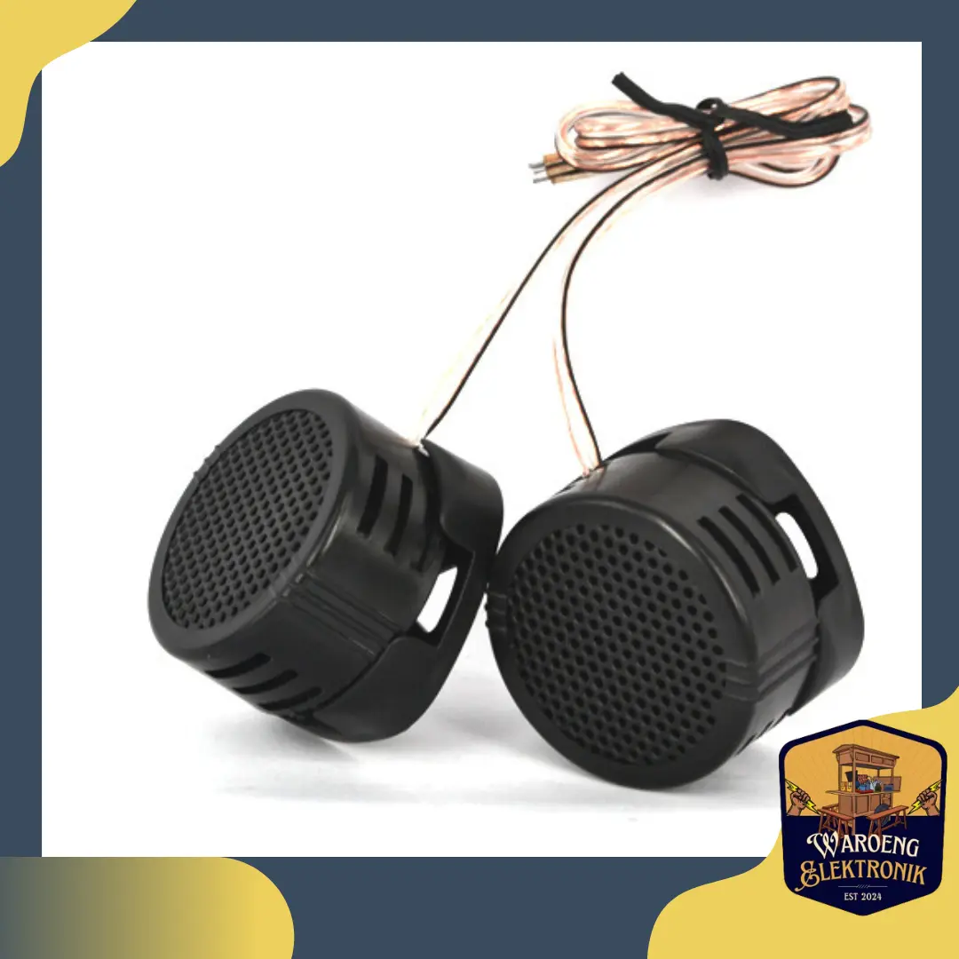 Speaker Mini Dome Tweeter Loudspeaker Mobil HiFi 500W 2 PCS Tiaoping - TP-005A - Black