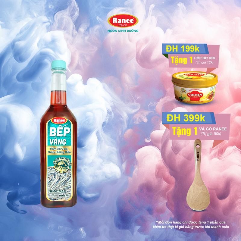 Nước mắm thơm ngon Cá Cơm Bếp Vàng 12N 750ml Gia Vị