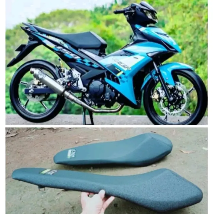 Jok jupiter mx king 150 roadrace kulit ozza racing anti slip