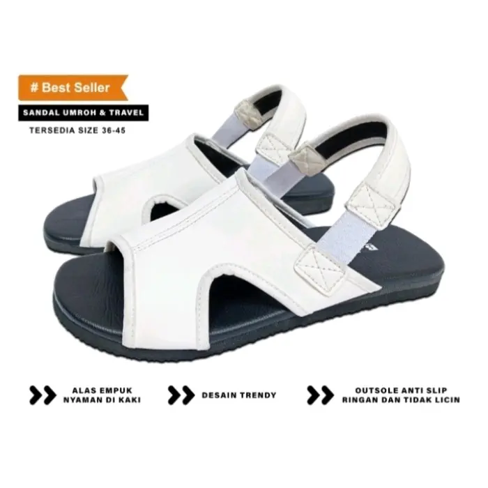 Sandal Umroh Dan Haji Pria / Wanita  Ringan Anti Slip