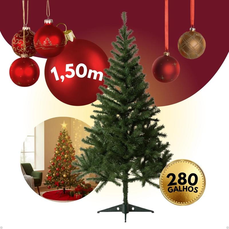 Árvore De Natal Zenx Medali Premium Cheia 120cm e 150cm