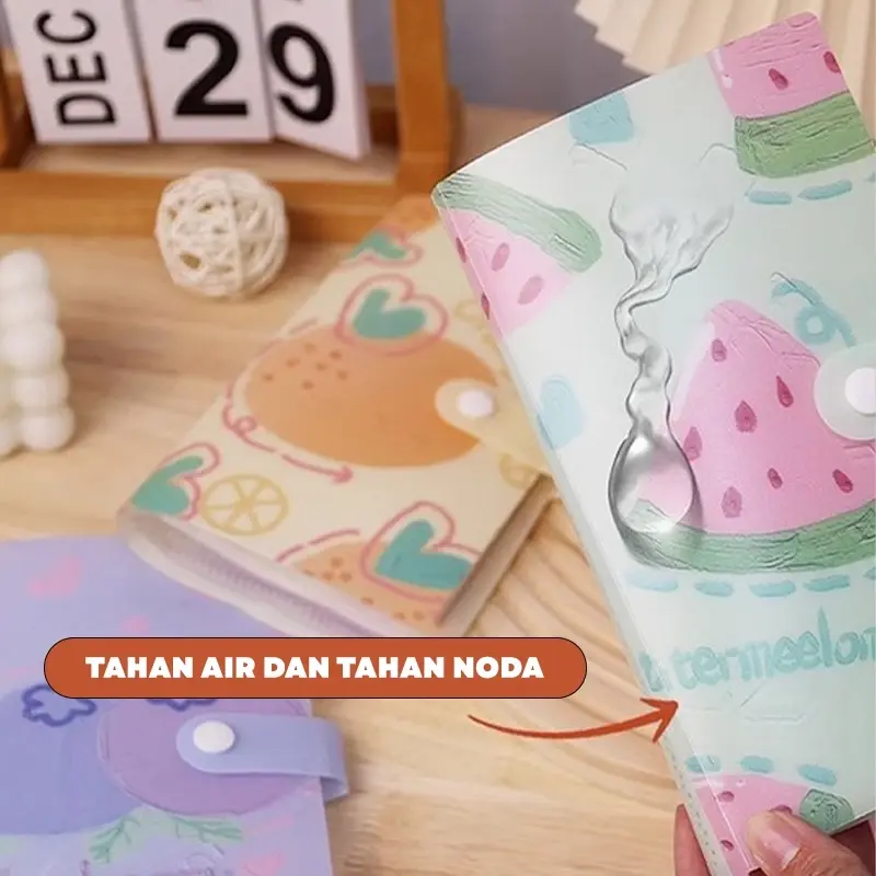 [READY] Aimilo Map Dokumen A4-A5 Dokumen Keeper Waterproof Clear Holder File Map Plastik Perlengkapan Sekolah Stationery Kolbuk 1