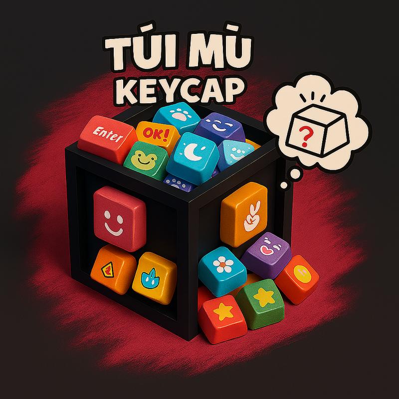 Túi Mù Keycap - Bộ Keycap Ngẫu Nhiên XDA Cherry Cho Bàn Phím Cơ Không Dùng Cho Phím Cao Su & Không Gắn Được Cho Bàn Phím Giả Cơ