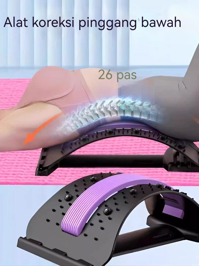 【Bantuan Olahraga】Papan Lumbar, Alat Regangan Lumbar Versi Upgrade | Alat Bantuan Postur Olahraga