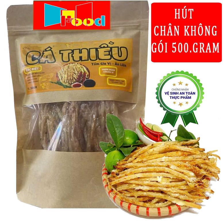 HÚT CHÂN KHÔNG 500.Gram Khô Cá Thiều Cắt Sợi Cay Cắt Sợi Ăn Liền - Ăn Vặt Nha Trang