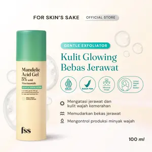 For Skin's Sake FSS Mandelic Acid Gel 5% Membantu mengatasi jerawat & noda with Niacinamide Gentle AHA Gentle Exfoliator