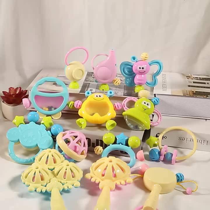 Baby Teether Rattle Teething 7PC Kit Mainan Gigitan Bayi Gigitan Bayi Teether Mainan Bayi 6 Bulan L324