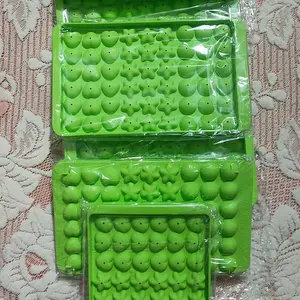 1 PCS Cetakan Jelly Kombinasi Mix 3 Motif Star Love Ball 54 lubang / Warna Warni Kitchenware / Cetakan es batu - buah - viral