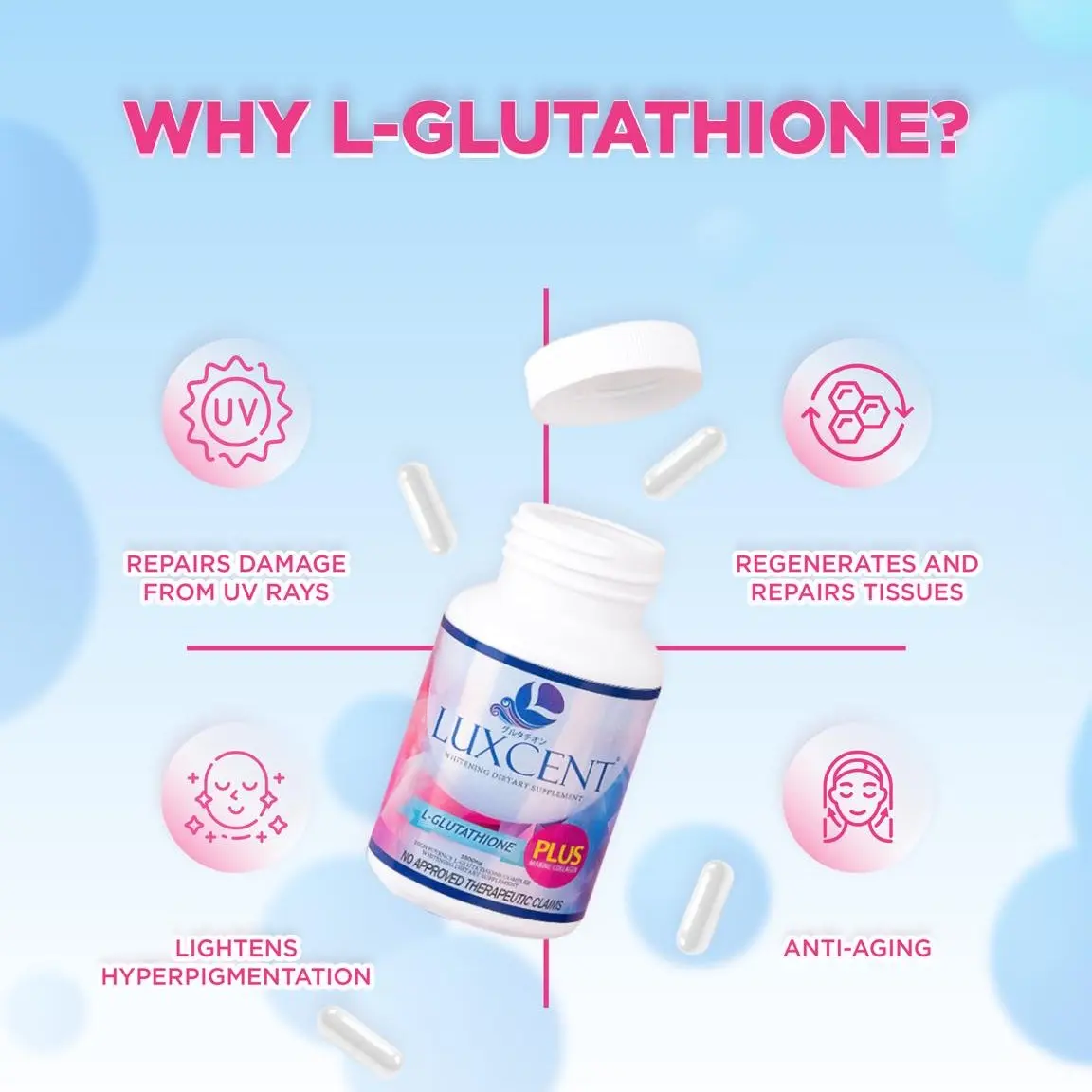 Luxcent Glutathione l Luxcent I Luxcent Luminous - TikTok Shop Philippines Luxcent Glutathione l Luxcent I Luxcent Luminous - TikTok Shop Philippines