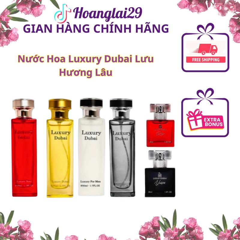  Nước Hoa Luxury Dubai Lưu Hương Tốt Cho Nam Và Nữ Perfume Women Xịt Thơm Mỹ Phẩm 