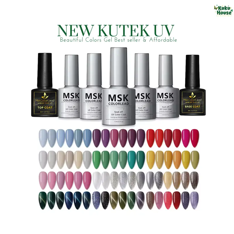 MSK (HARUS DIKERINGKAN DGN SINAR UV) COLORLEAD UV NAIL POLISH By Kukuhouse 0
