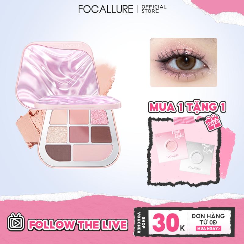 【LIVE】Bảng Phấn Mắt, FOCALLURE, Sắc Tố Cao, Dễ Pha Trộn, Lâu Trôi, Không Dính,…