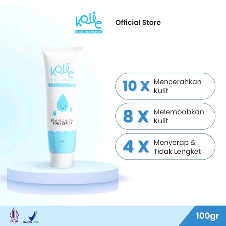 BODY SERUM BY KOJIC PLANKTON Memutihkan Mengencangkan Hydrating Mencerahkan Niacinamide 3