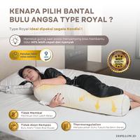 Gambar Paket 1 Bantal+1 Guling Hotel Bulu Angsa Asli, Type Royal 70% Down dari ddpillow Kota Administrasi Jakarta Barat 5 Tokopedia