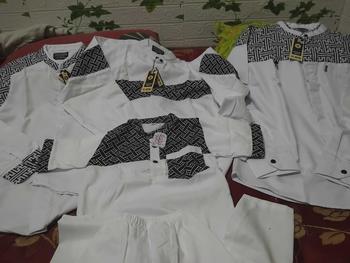 Product Review of Baju Koko El Rumi Araseo Lengan Panjang Kombinasi Batik Putih Kain Katun - Pria, Muslim from M**a f**r ** 1