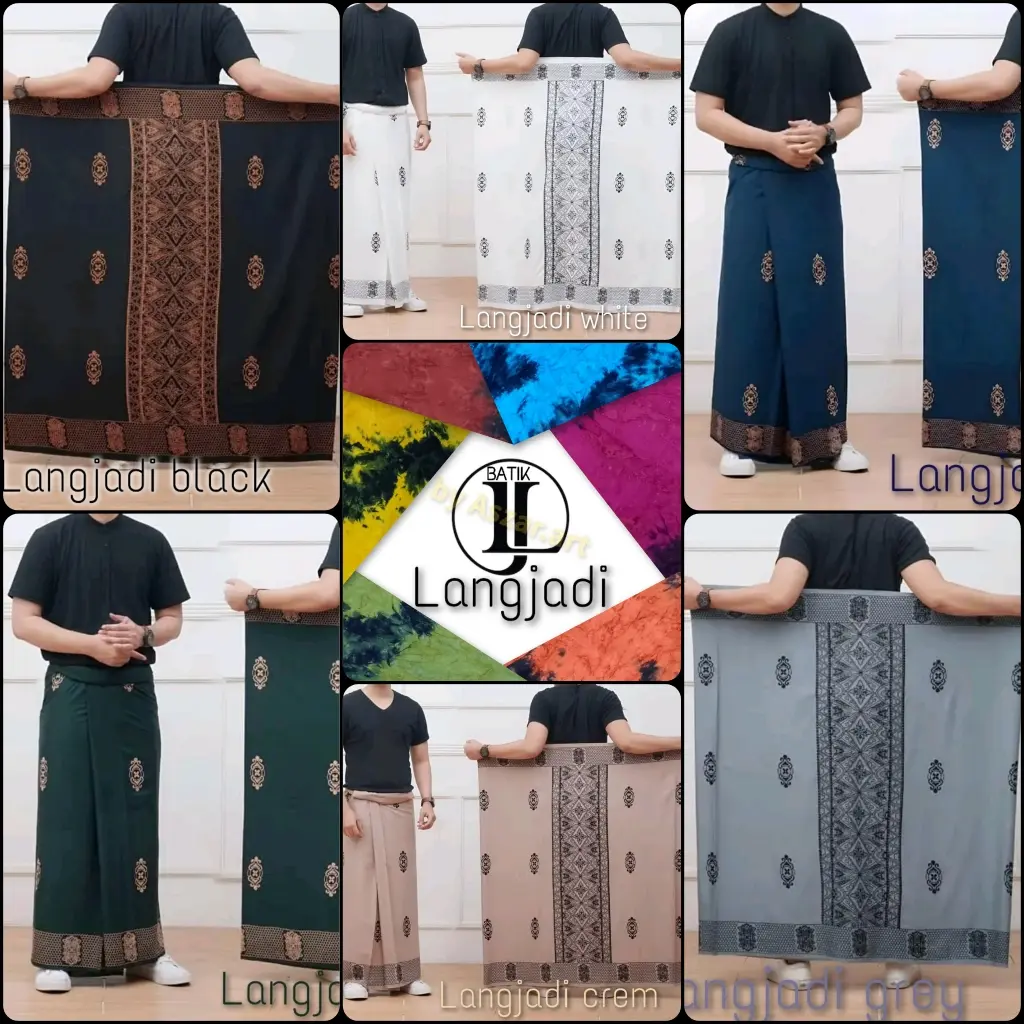 Sarung Batik Dewasa Printing Motif Sarang Tawon (Sarwon) Viral Pekalongan Muslim Remaja Santri Pria Poli Katun Nyaman Lembut ada warna Hitam