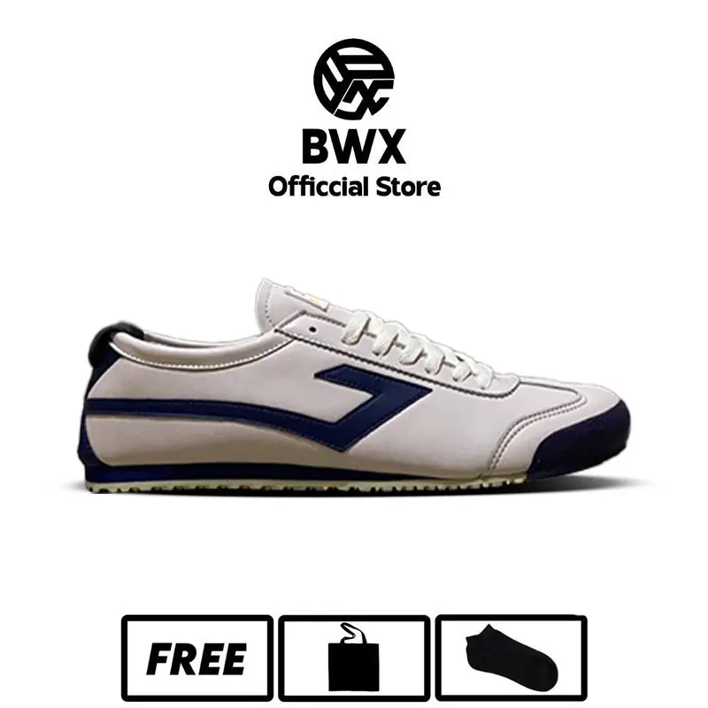 Bwx - Sepatu Sneakers Casual Pria Wanita Kekinian OOTD 2024 / Sepatu Bwx Denara Classic Low Cream Navy 36 - 43 Shoes Kerja Hitam Kasual sneaker indonesia