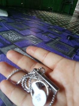 Product Review of JAGOSA - AYAT KURSI NECKLACE - Kalung Liontin Aksesoris Fashion Pria Wanita Tahan Air Anti Karat Berkualitas Dewasa Rantai Titanium from "** s**💔 0