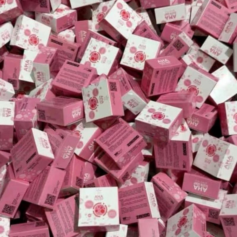 6 pcs sabun aha gluta soap tazzi Mencerahkan Tubuh Memutihkan Membersihkan Mandi 0